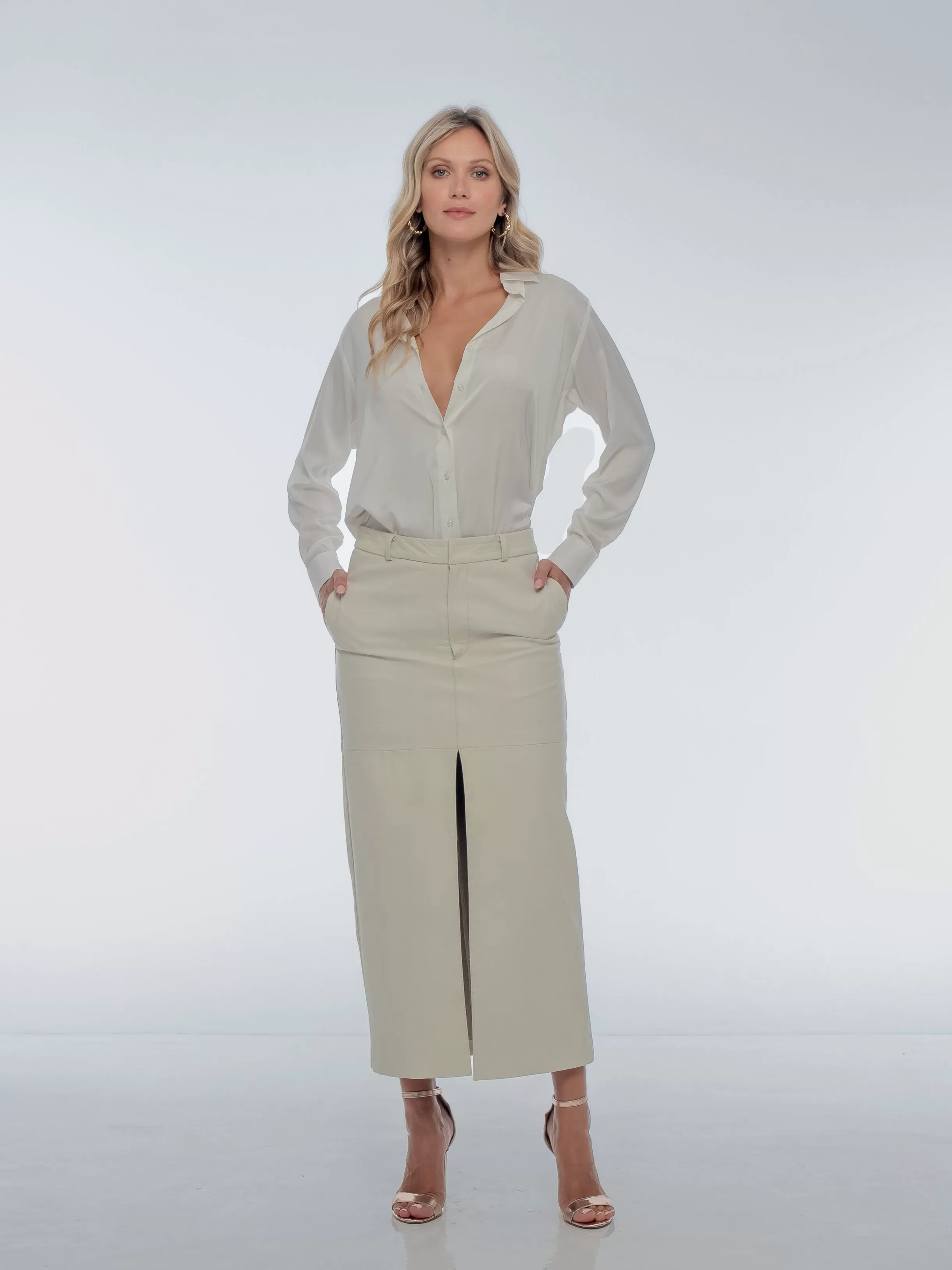 LEON MAXI SKIRT - COCONUT