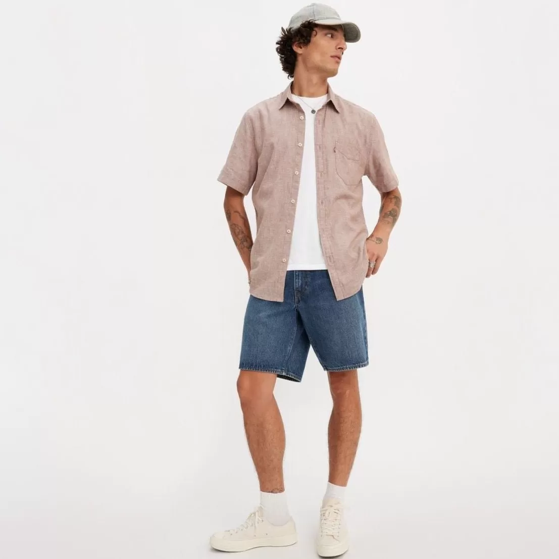 Levi’s 468 SHORTS Picnic & Friends Short - Blue