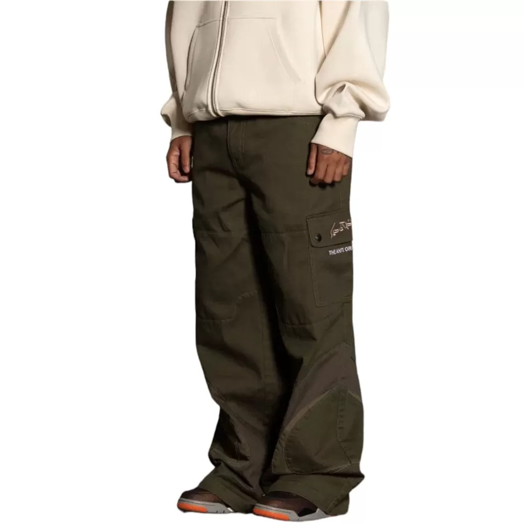 Loiter X Anti Flow Cargo Pants (Khaki)