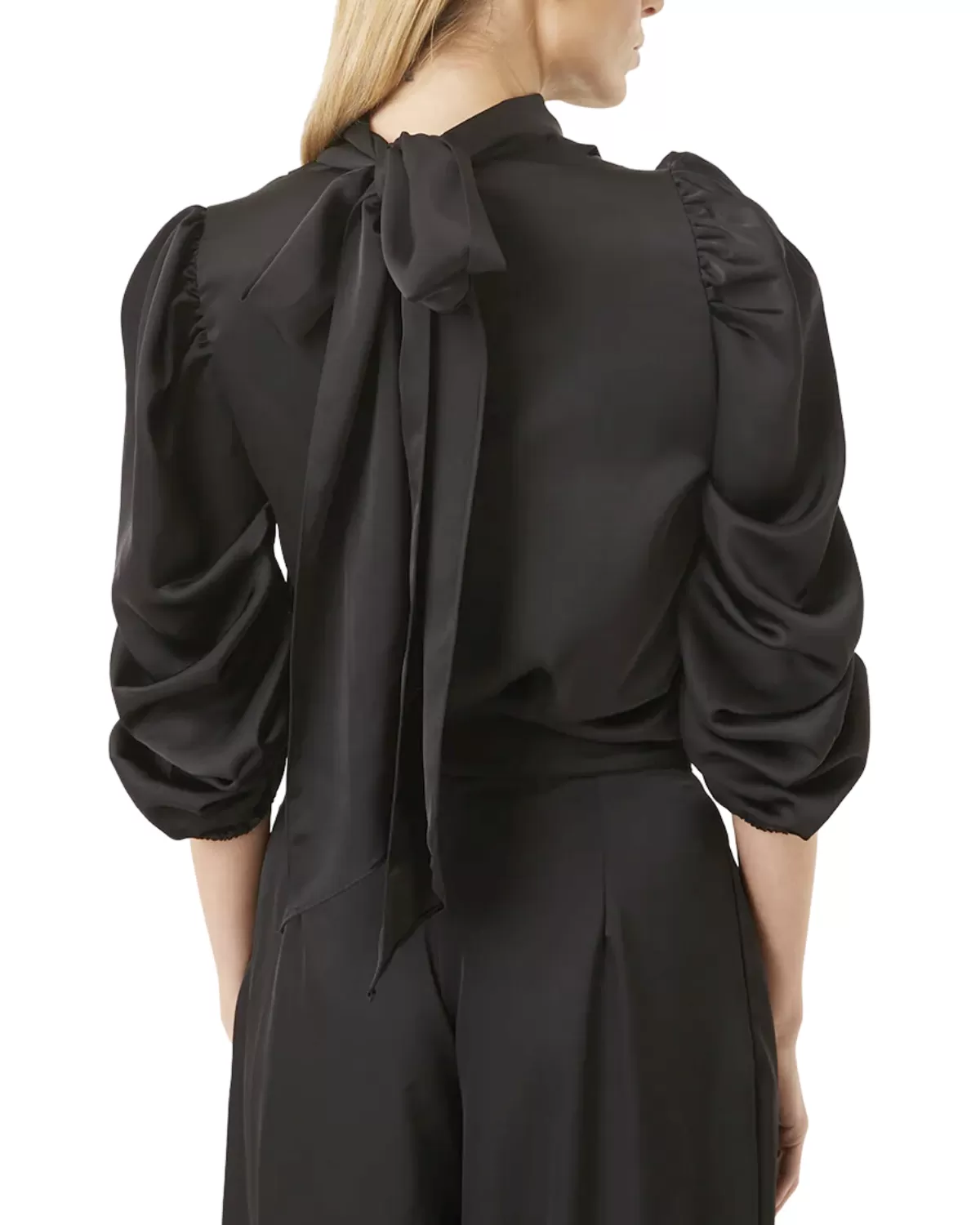 Luella Top (Black Satin)