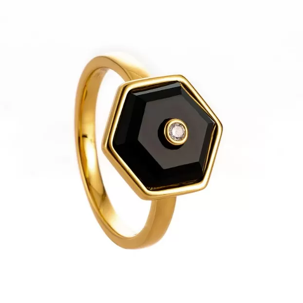 Margot Hexagon Ring