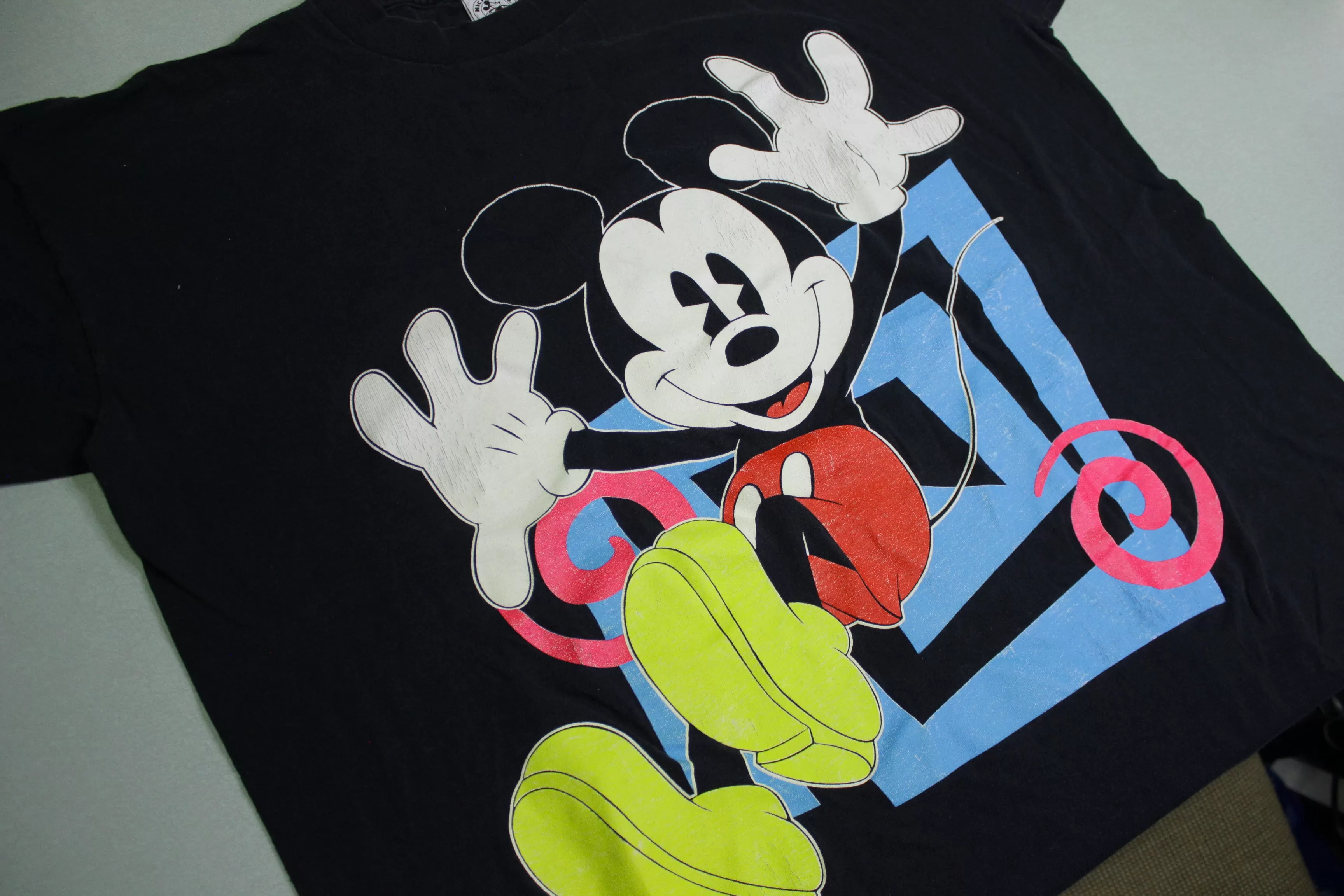 Mickey Mouse & Co OSFA Vintage 90's Big Print XXL Graphic Disney T-Shirt