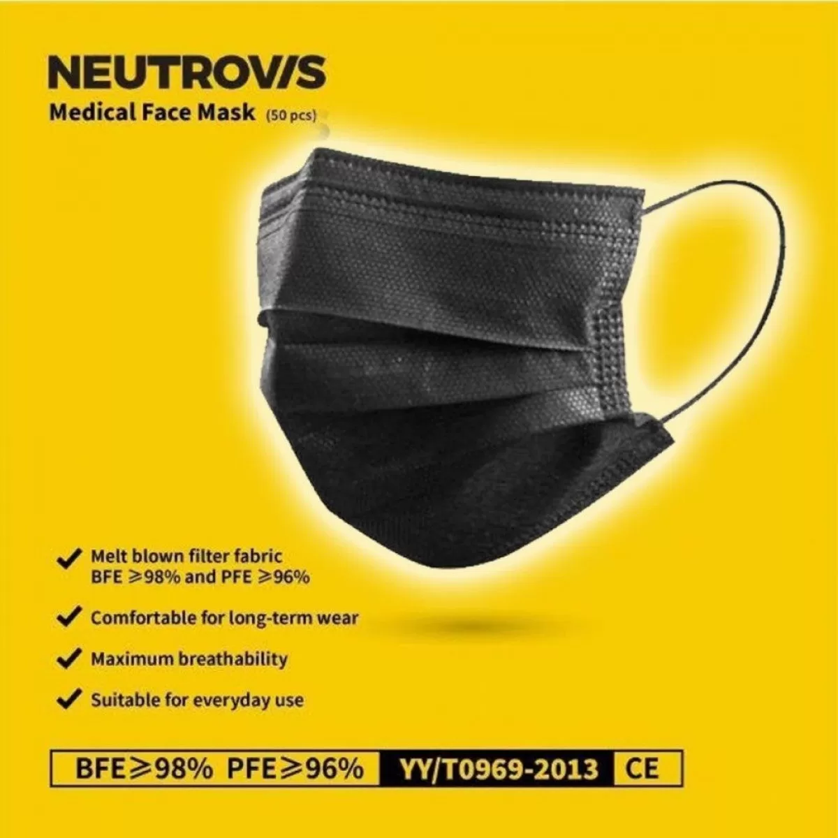 Neutrovis 4ply Premium Medical Face Mask