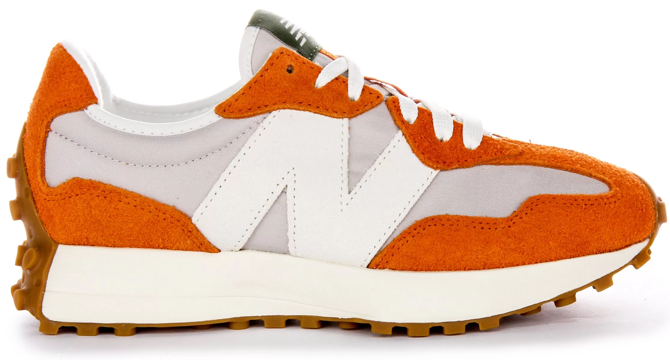 New Balance U327 SA In Grey Orange Trainers