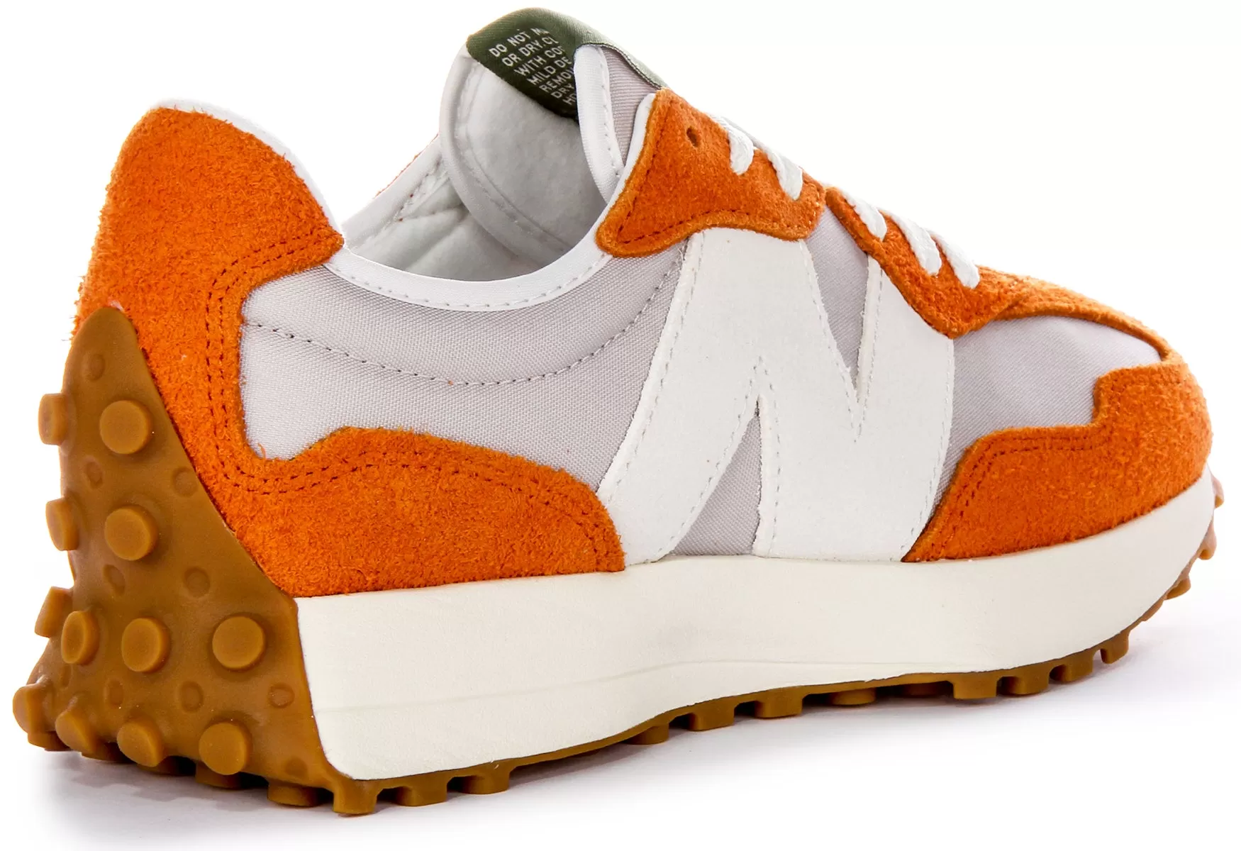 New Balance U327 SA In Grey Orange Trainers