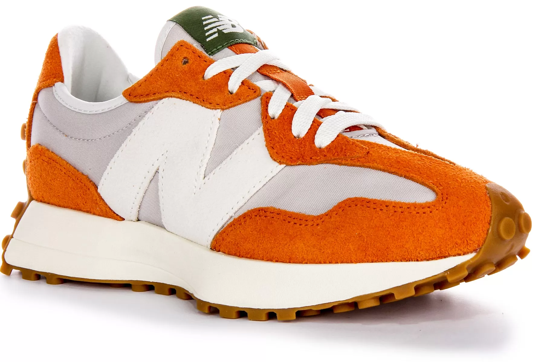 New Balance U327 SA In Grey Orange Trainers