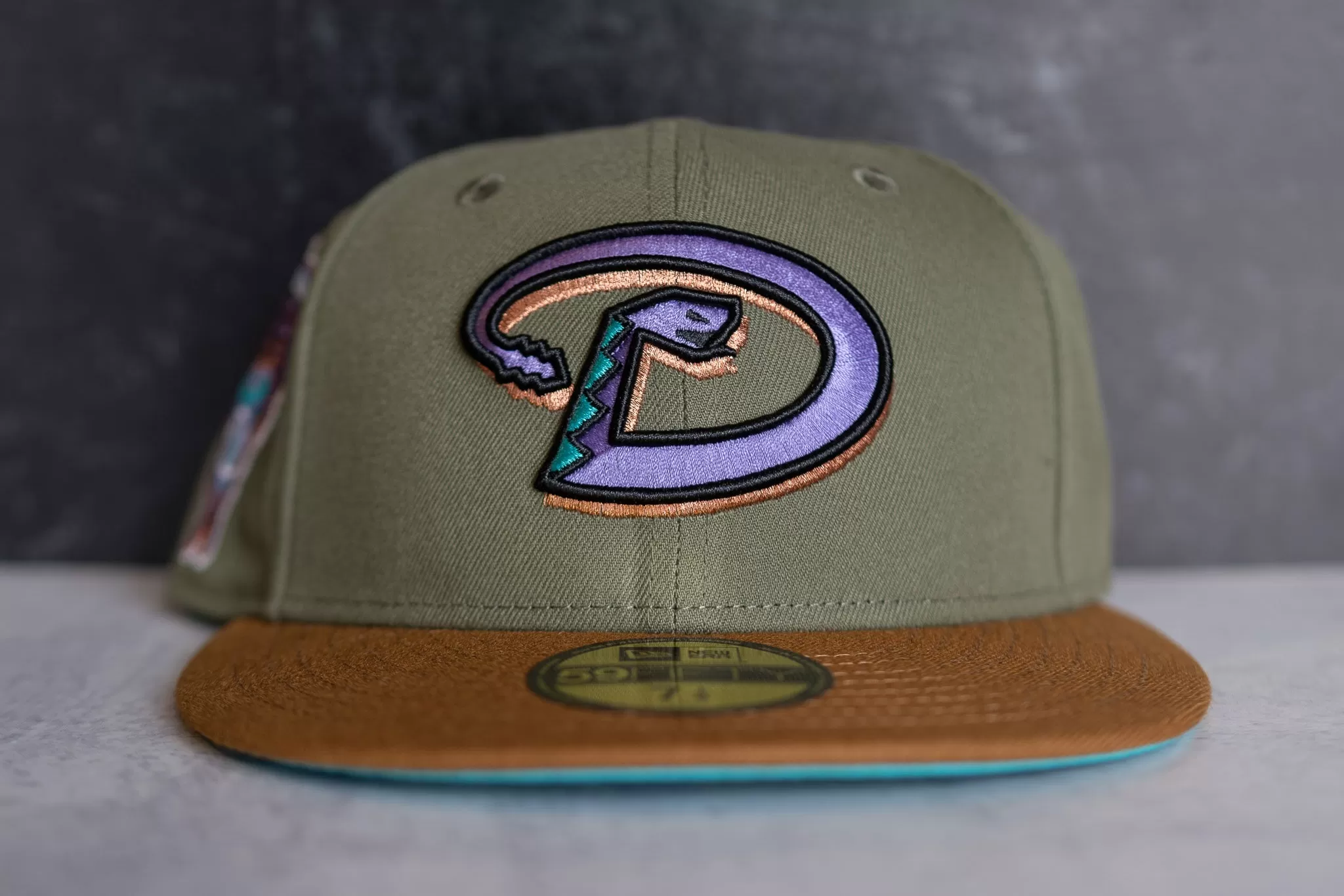 New Era Arizona Diamondbacks 1998 Inaugural Season Teal UV (Olive/Tan)