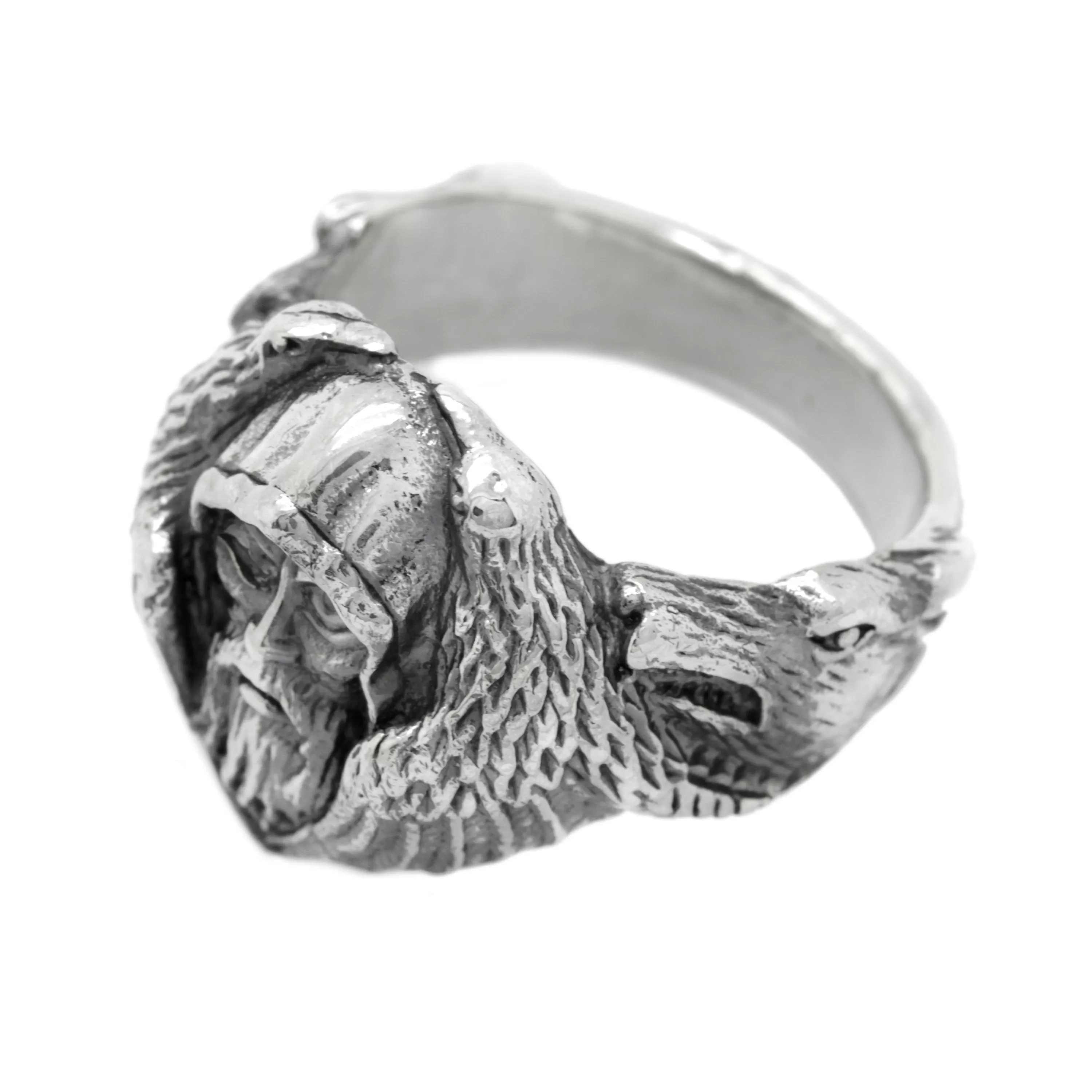 Odin Symbol Unisex Ring Silver 925