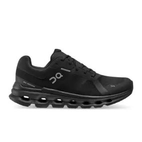 On Women's Cloudrunner Waterproof Running Shoes - Black