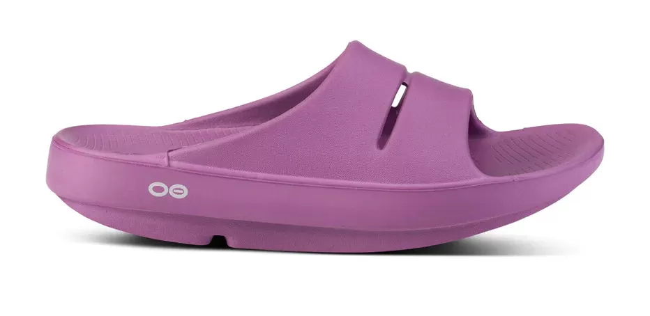 OOFOS OOAHH SLIDE PLUM