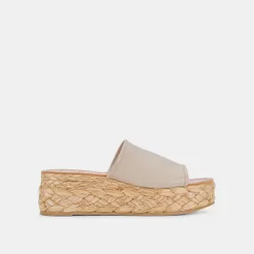 PABLOS SANDALS SAND LEATHER