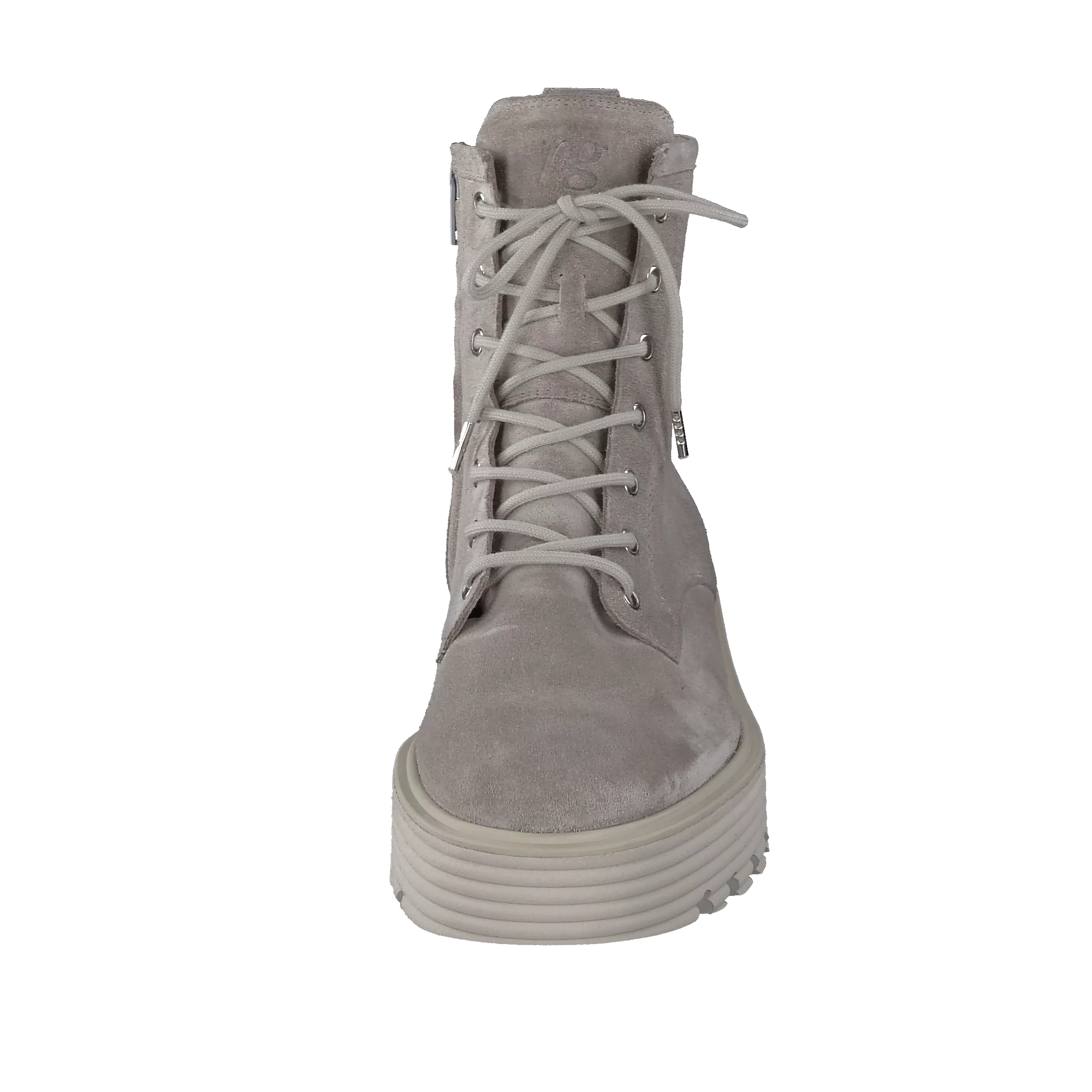 PAUL GREEN  9060 Grey Suede Lace -up Ankle Boot