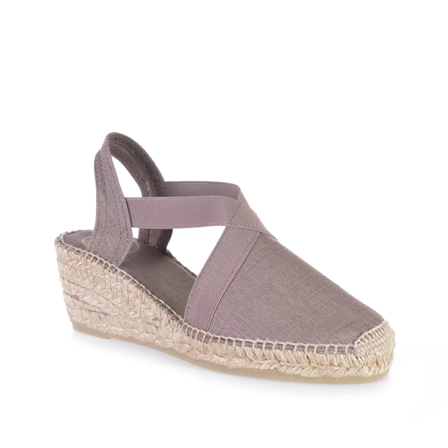 Plain Linen Wedge Espadrille for Women - Ter