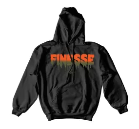 Retro 3 Patchwork Hoody - Finesse - Black