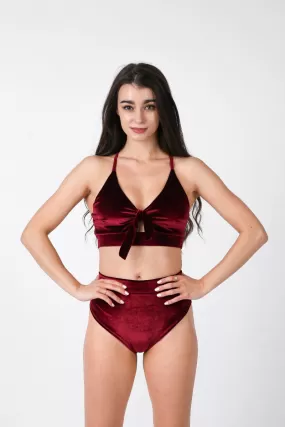 REV ACTIV Gap Top - Wine Velvet