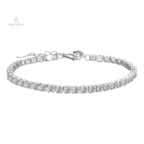 RSB-220 Moissanite White Tennis Bracelet