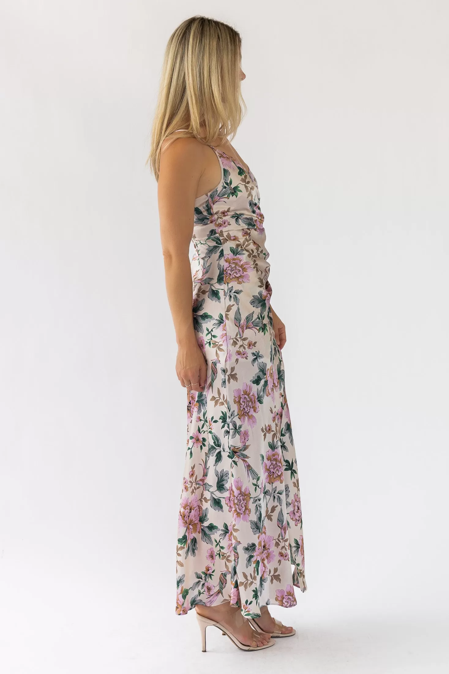 Scarlette Ivory Floral Midi Dress