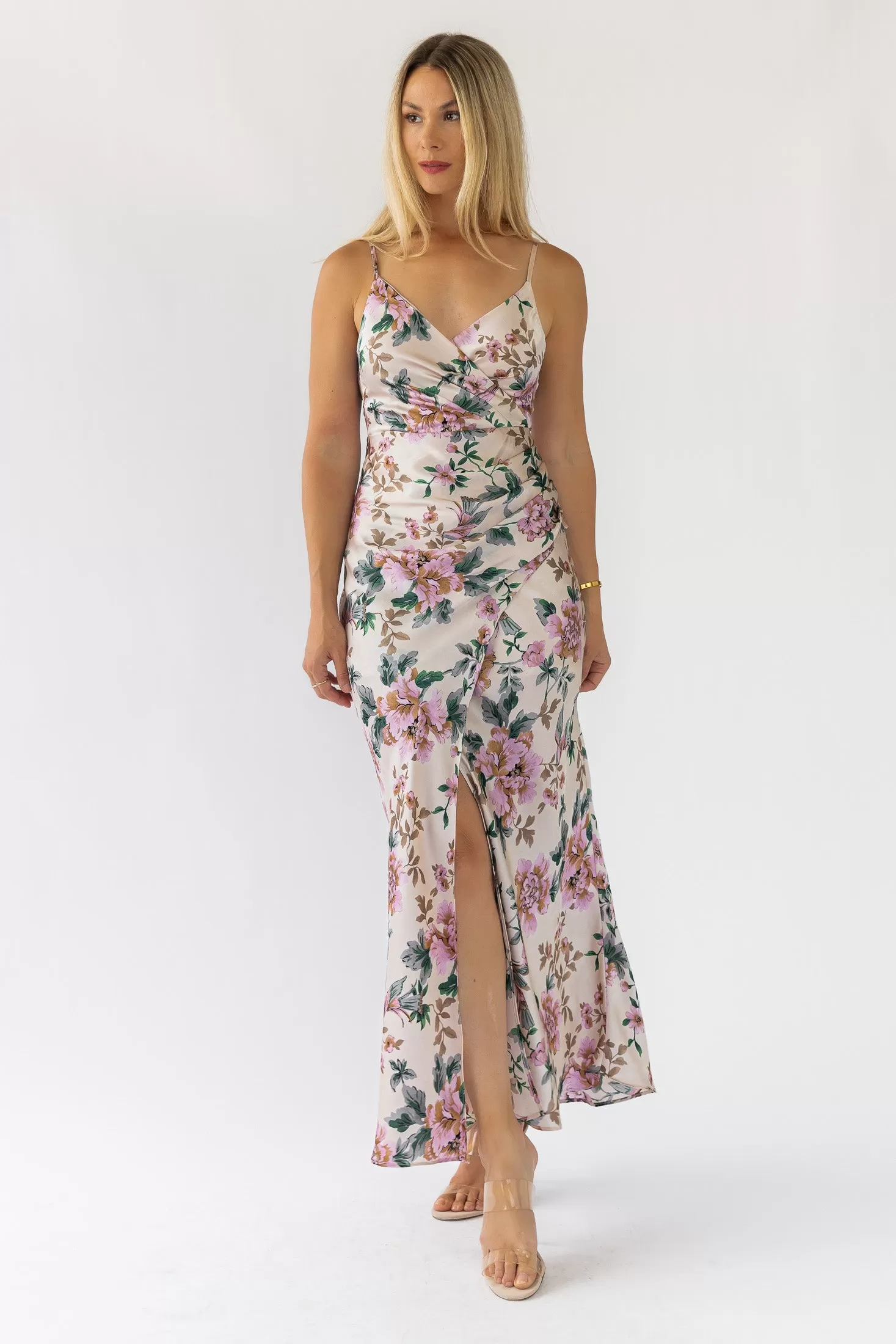 Scarlette Ivory Floral Midi Dress