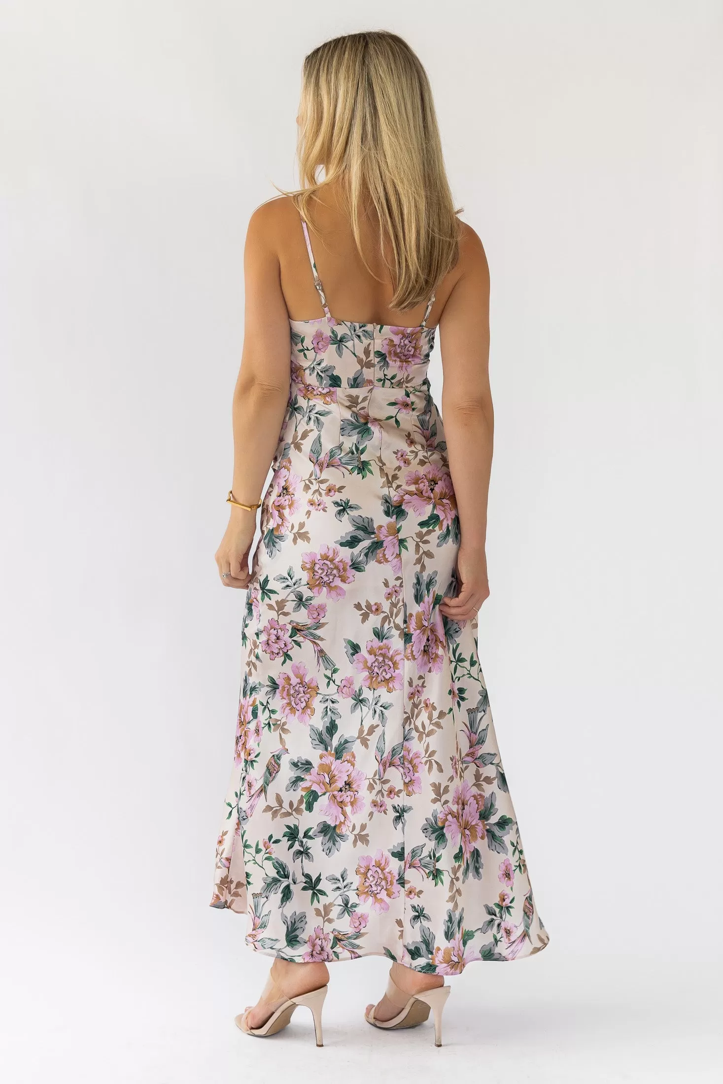 Scarlette Ivory Floral Midi Dress