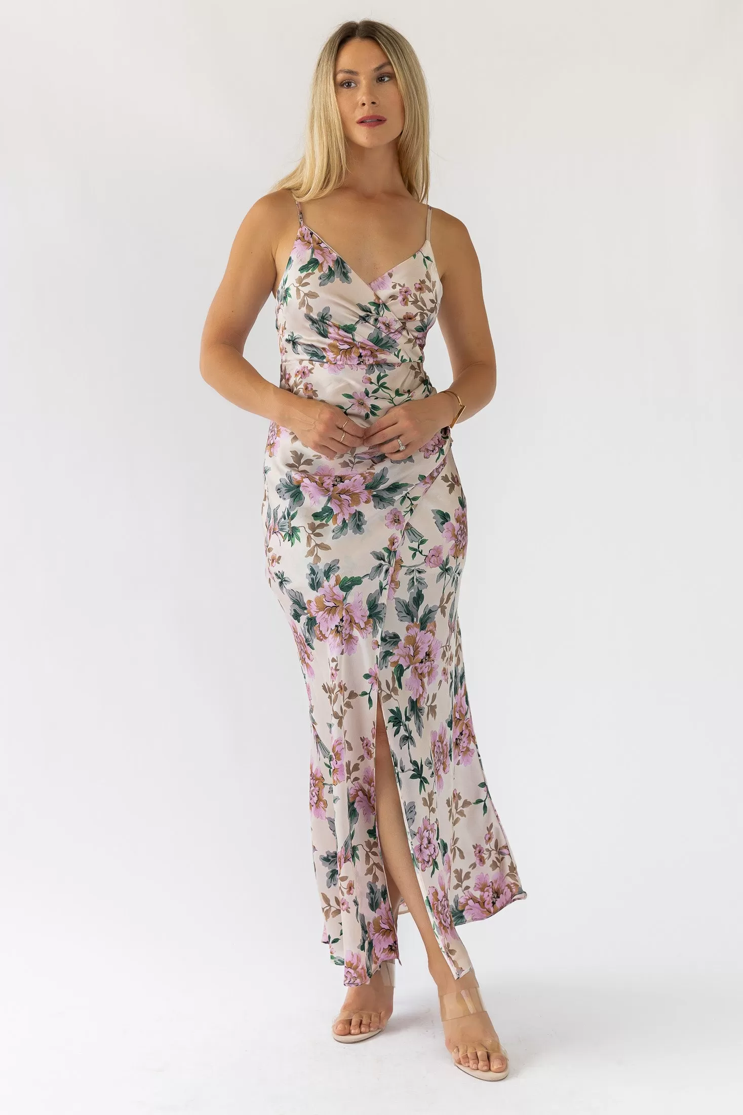 Scarlette Ivory Floral Midi Dress