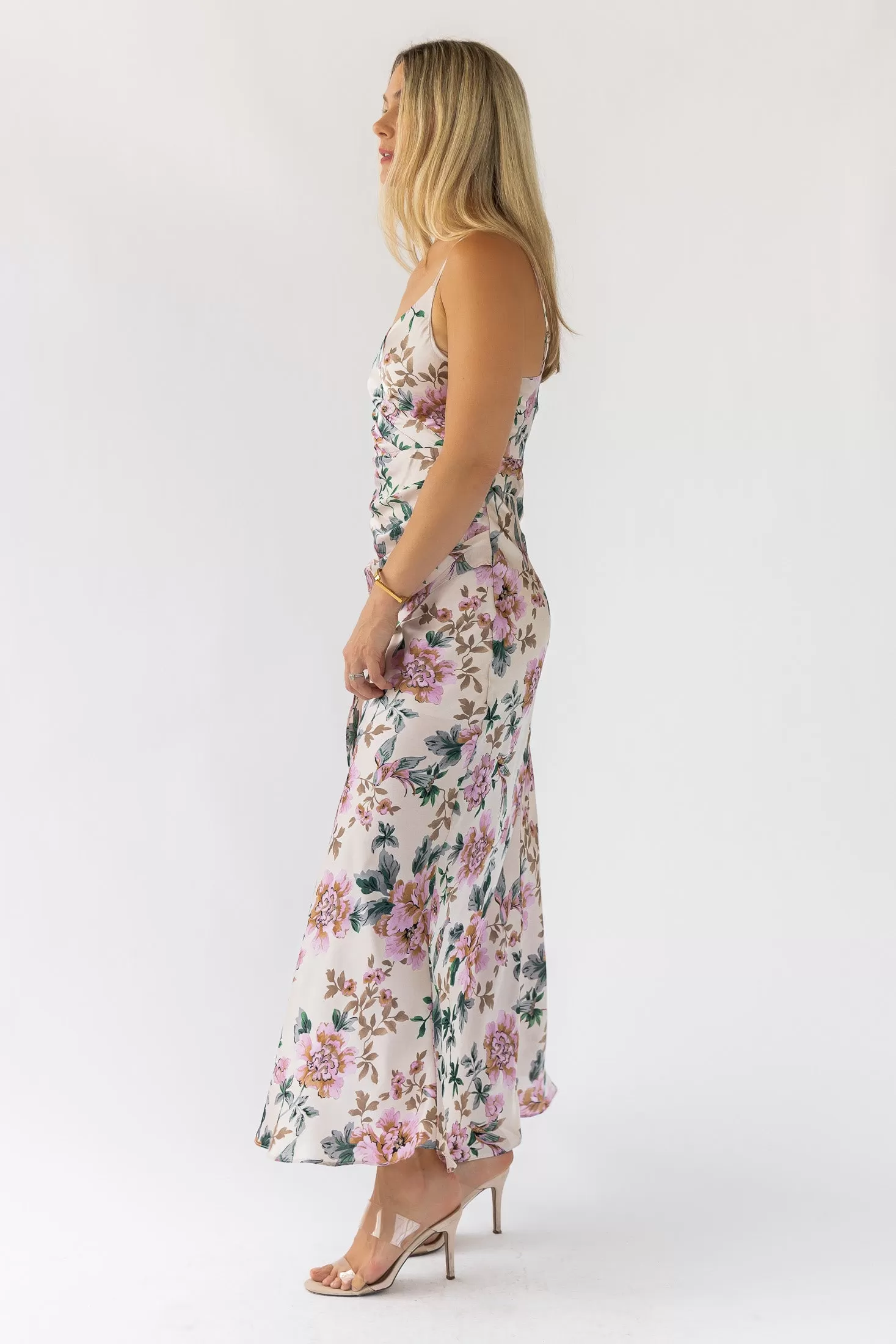 Scarlette Ivory Floral Midi Dress