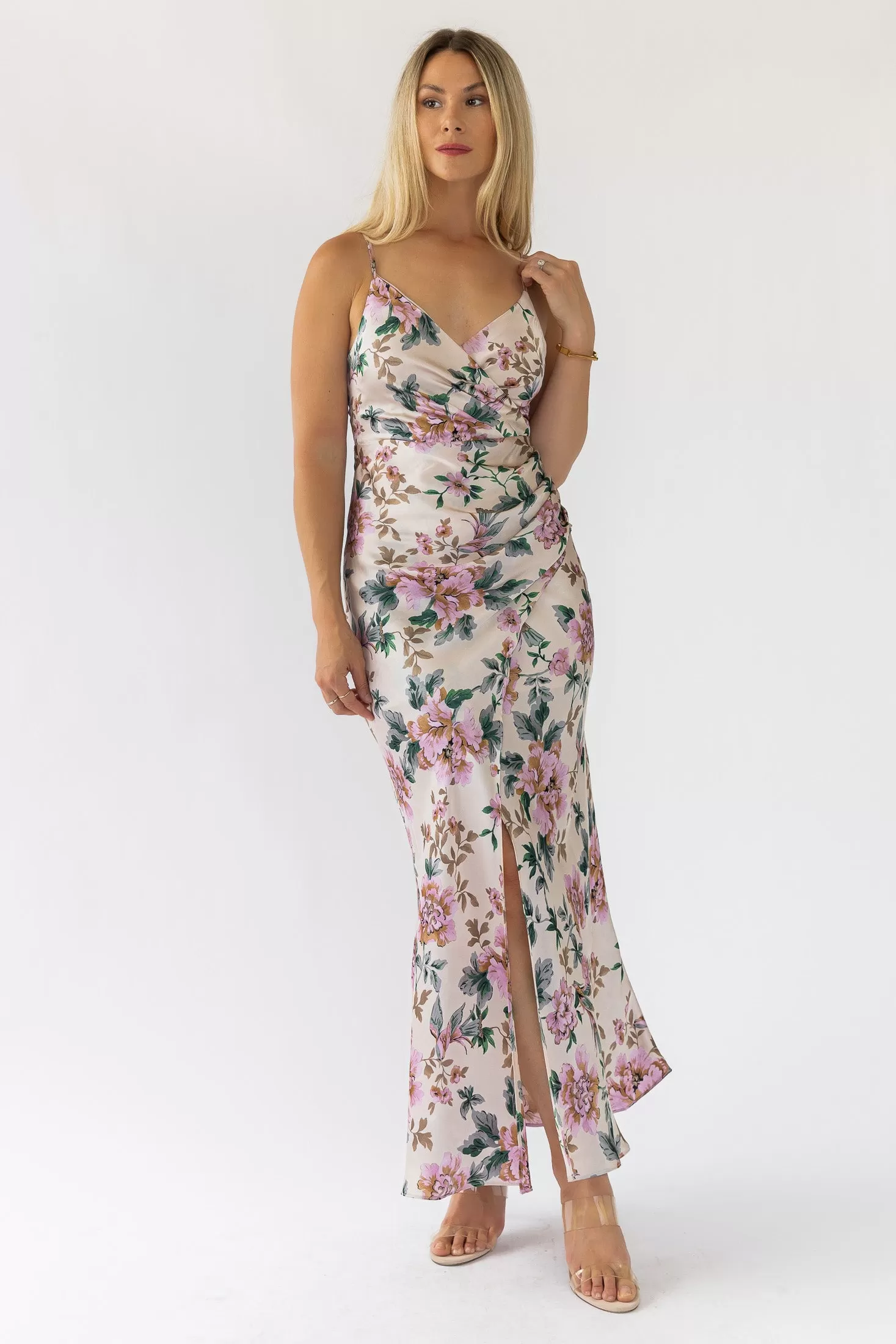 Scarlette Ivory Floral Midi Dress