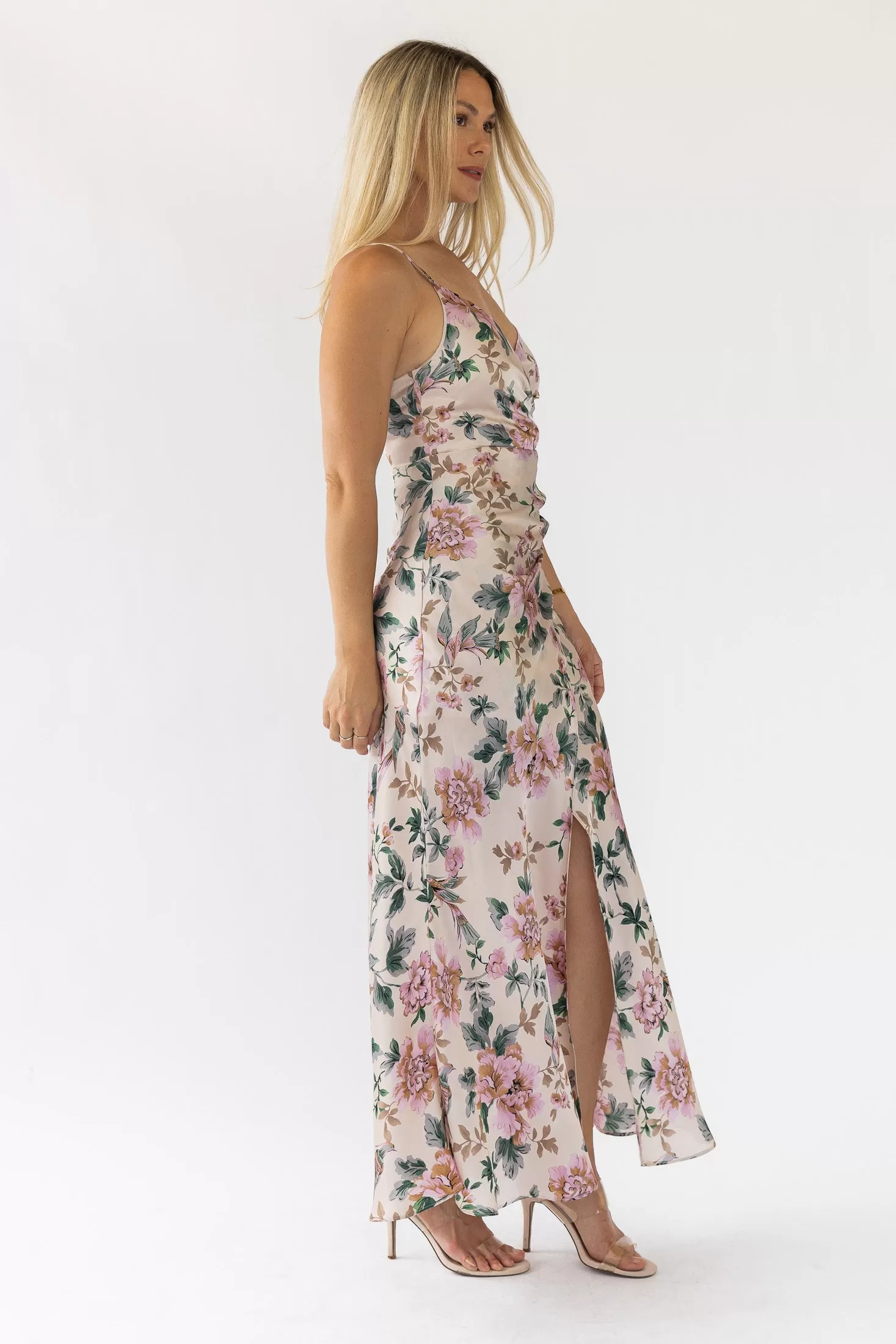 Scarlette Ivory Floral Midi Dress