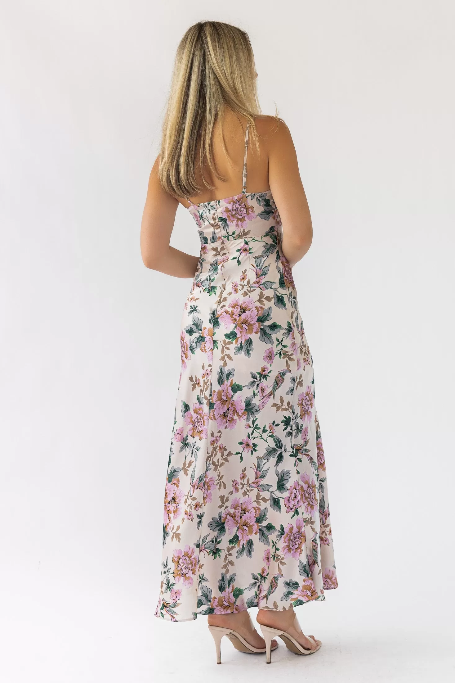 Scarlette Ivory Floral Midi Dress