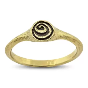 Spiral Ring in 18k Gold