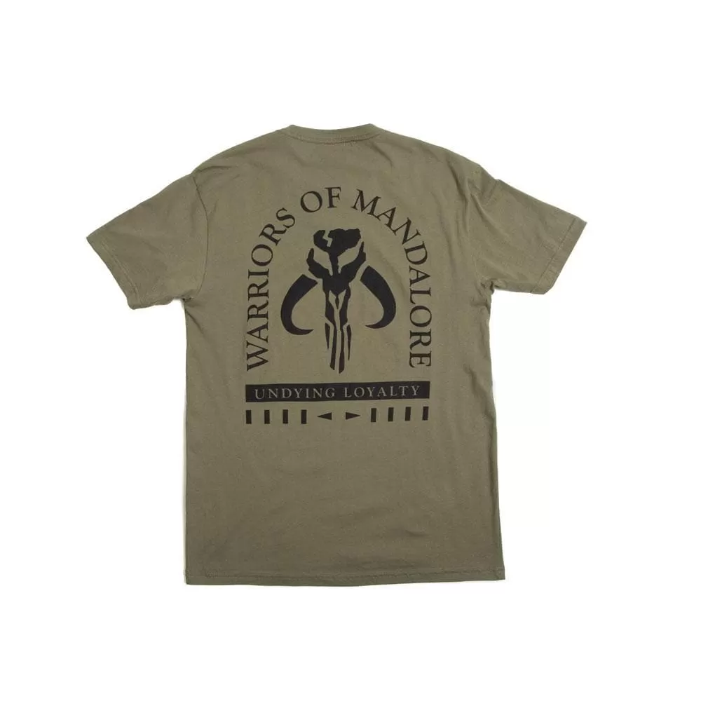 Star Wars Warriors of Mandalore Olive Tee