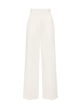 Straight Twill Trouser in Chalk