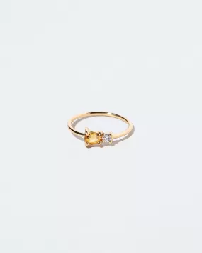 Teardrop Ring - Citrine