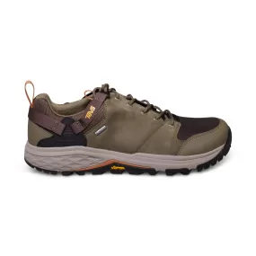 Teva Grandview Gore Tex Low Rainforest Brown / Dark Olive Hiking Boots - Men's