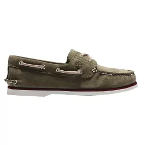 Timberland Classic Boat Green Mens Shoes