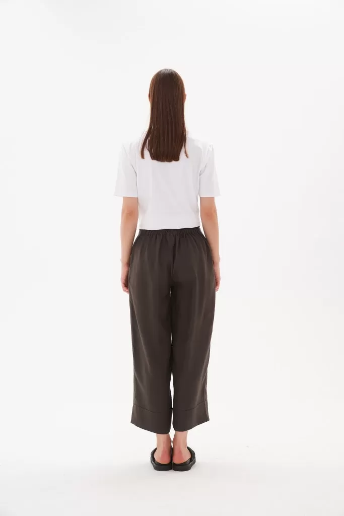 Tirelli - Classic Linen Pant - Deep Charcoal