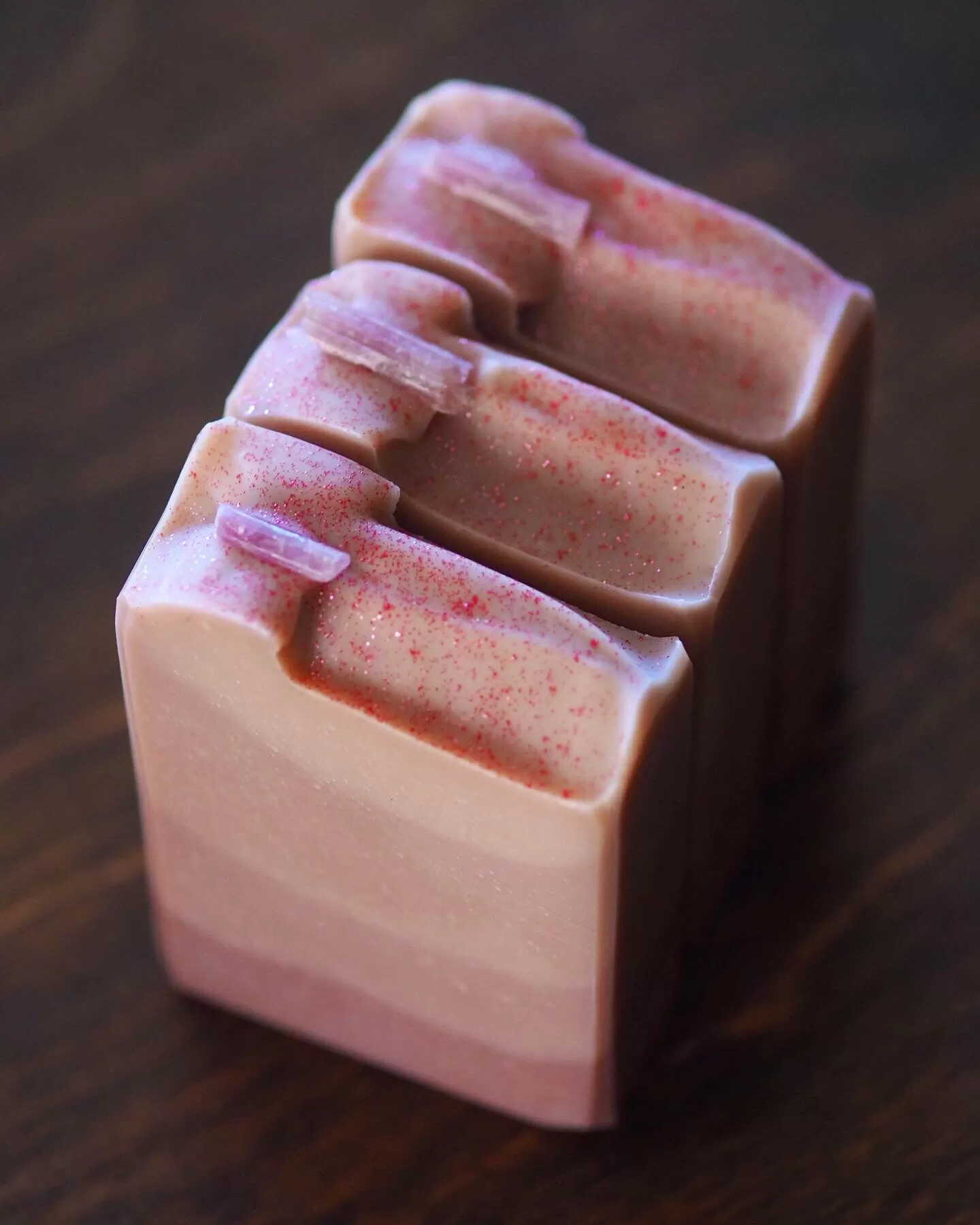 Tourmaline Dreams - Pink Tourmaline Crystal Soap - Special Edition