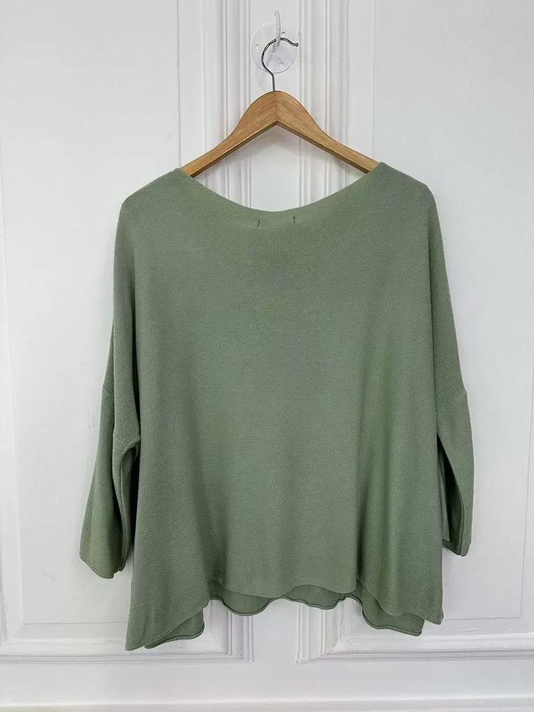 Two Pocket Knit - Sage