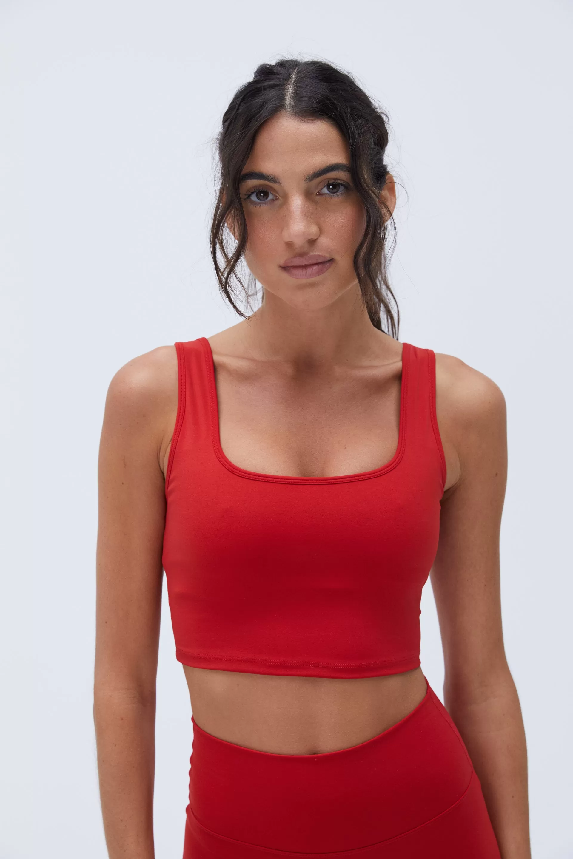 Ultimate Square Neck Bra - Classic Red