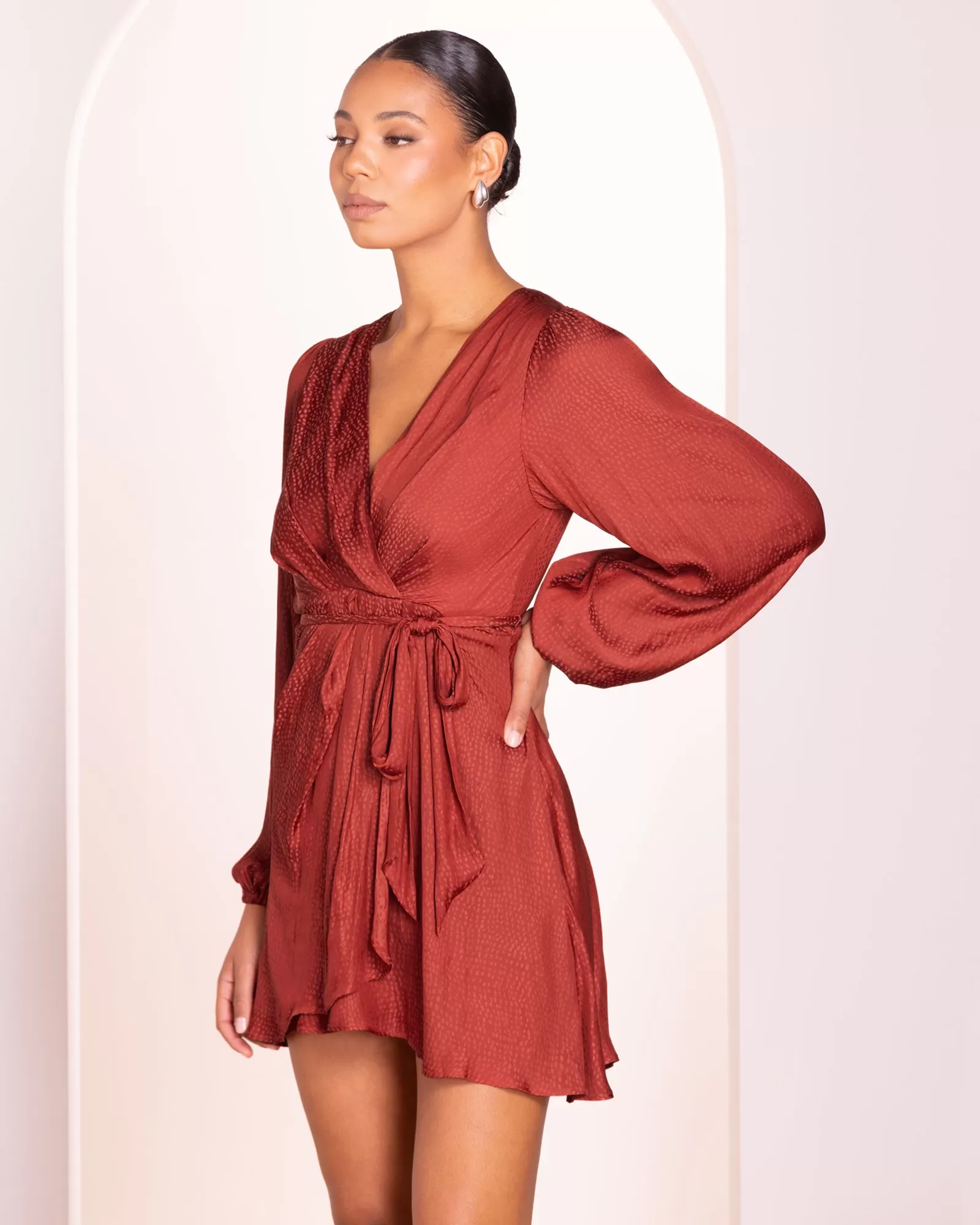 Virgil V Neck Mini Dress