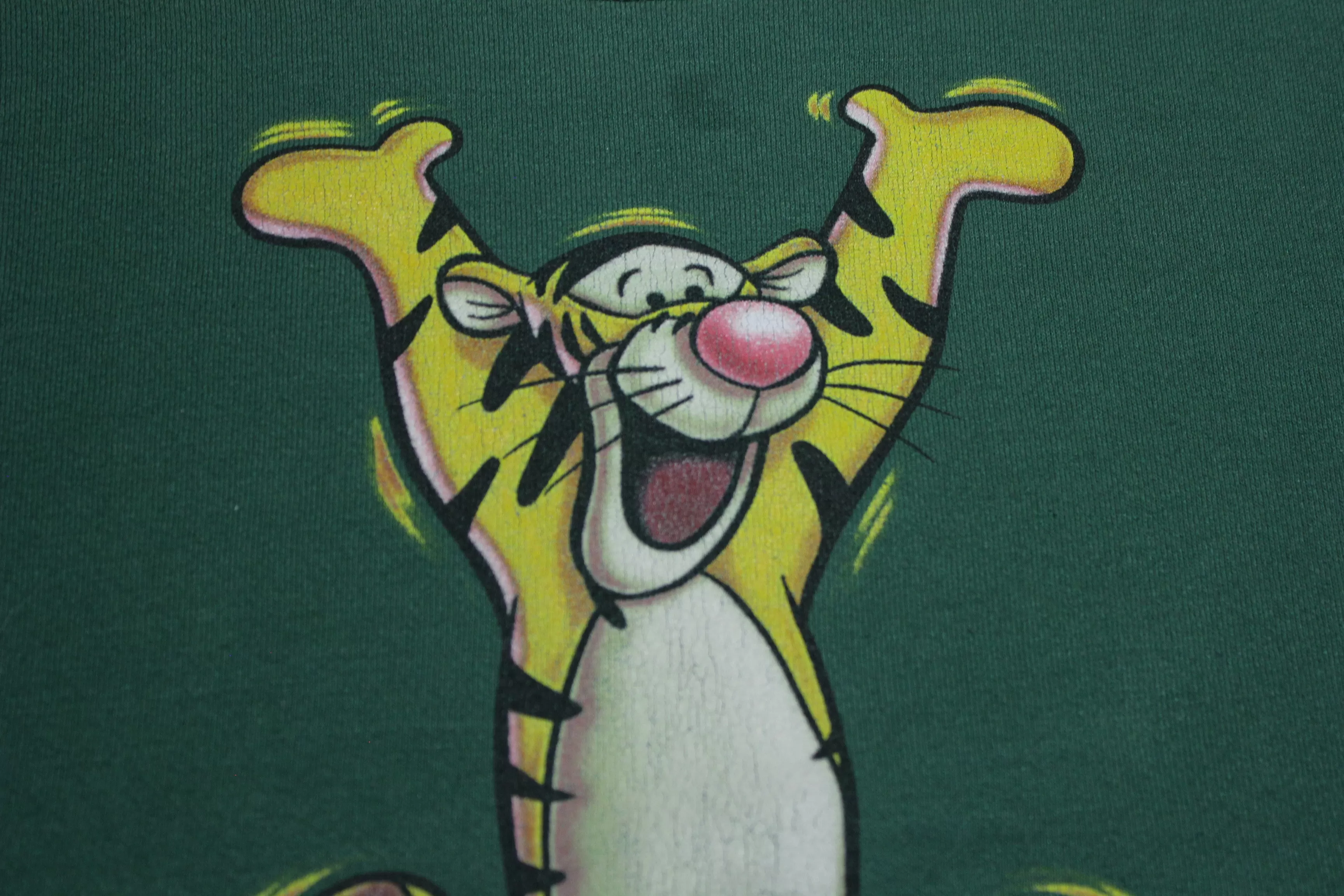 Walt Disney World 90's Vintage Bouncing Tigger Made in USA Crewneck Sweatshirt