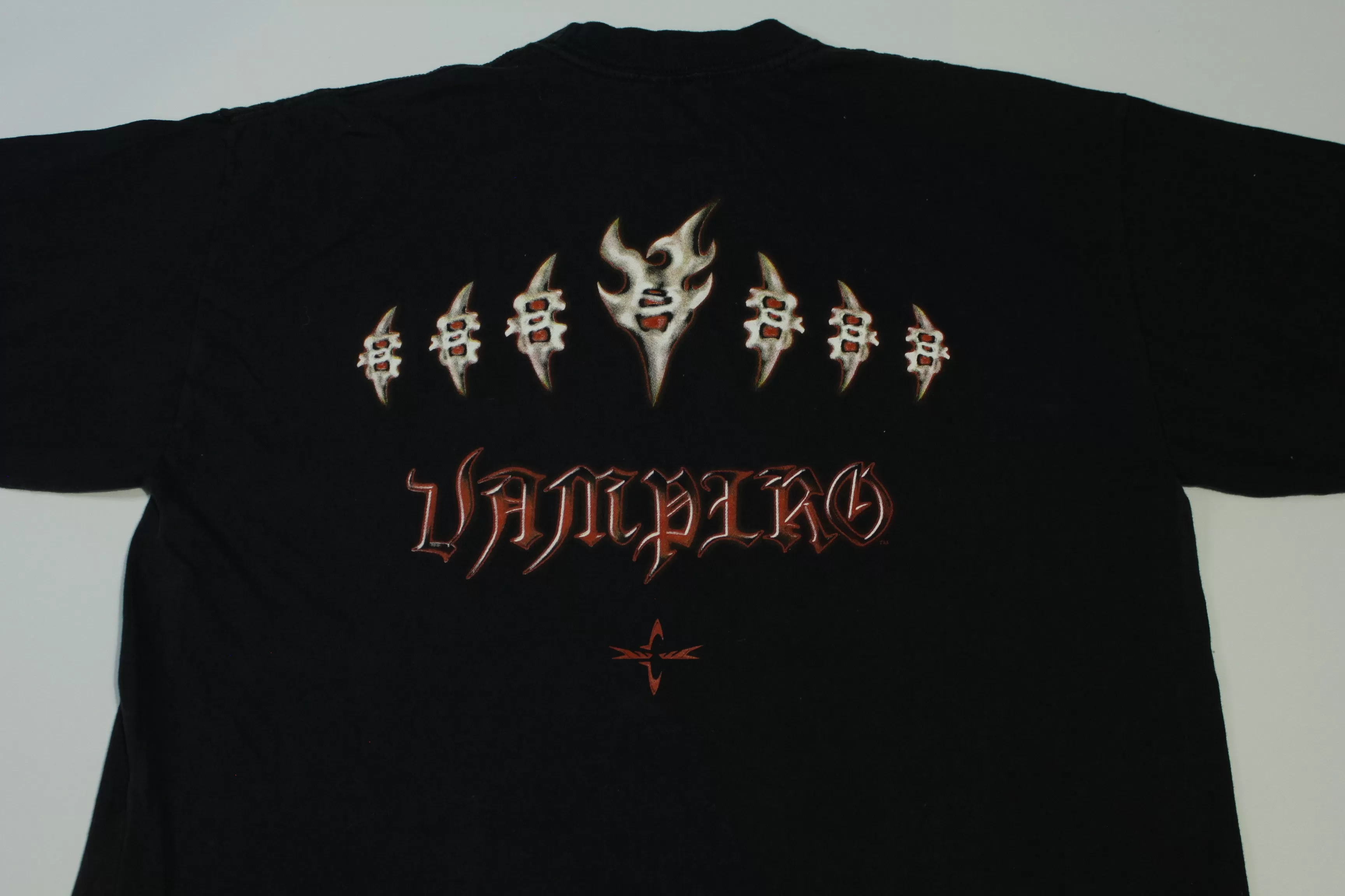 WCW WWE Vampiro Wrestling Rare T Shirt Size Extra Large XL Vintage 1998 Gildan