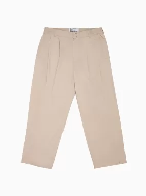 Wide Easy Pants Tan