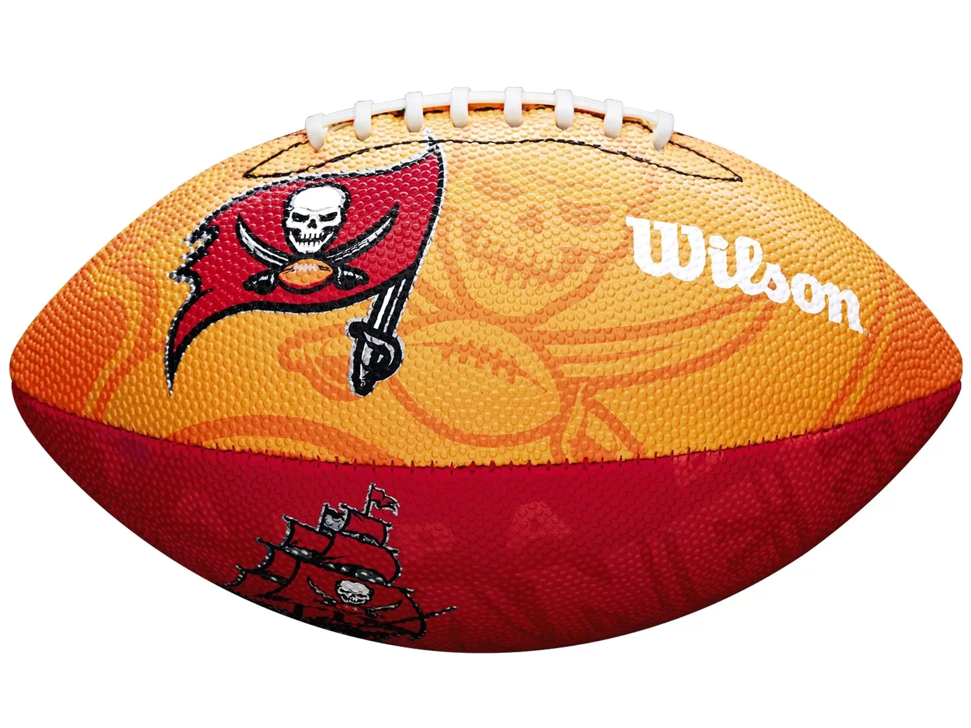 Wilson Official NFL Team Tailgate Football Tampa Bay Buccaneers <br> WTF1534TB