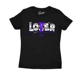 Womens Court Purple 13 Shirt - Lover - Black