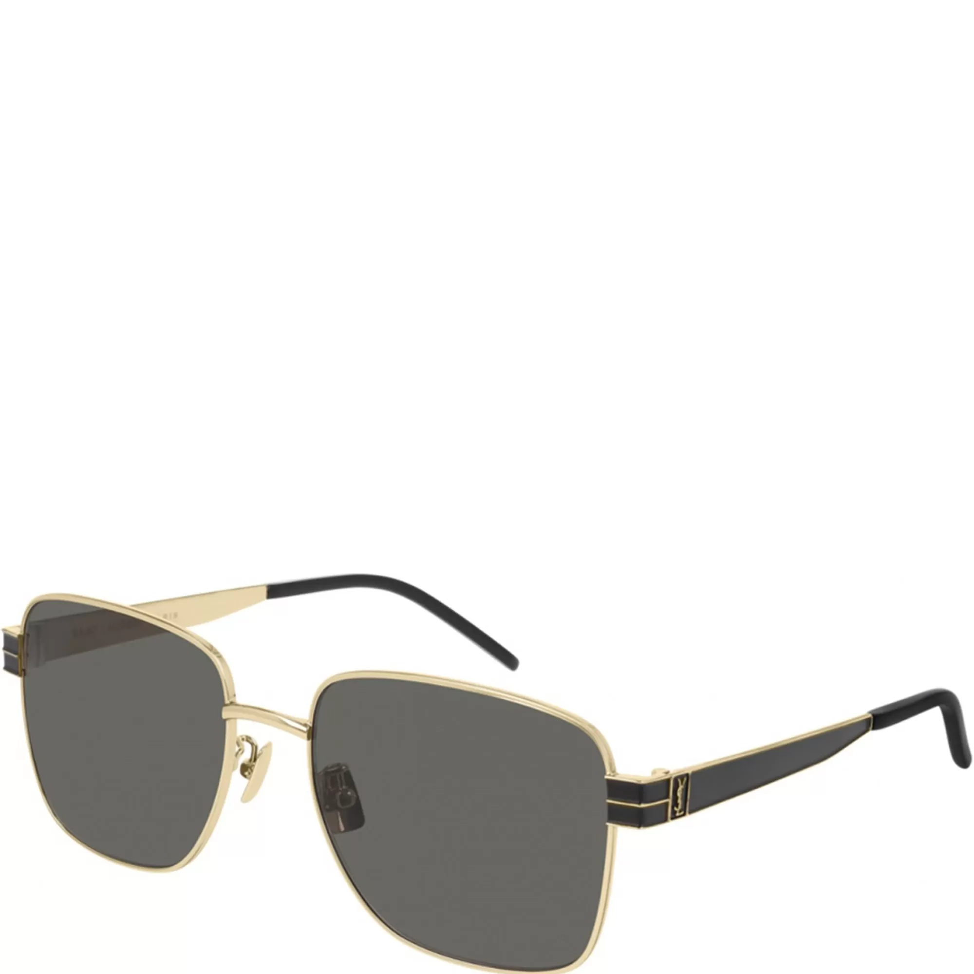 YSL SLM55 Aviator Signature, Gold/Grey